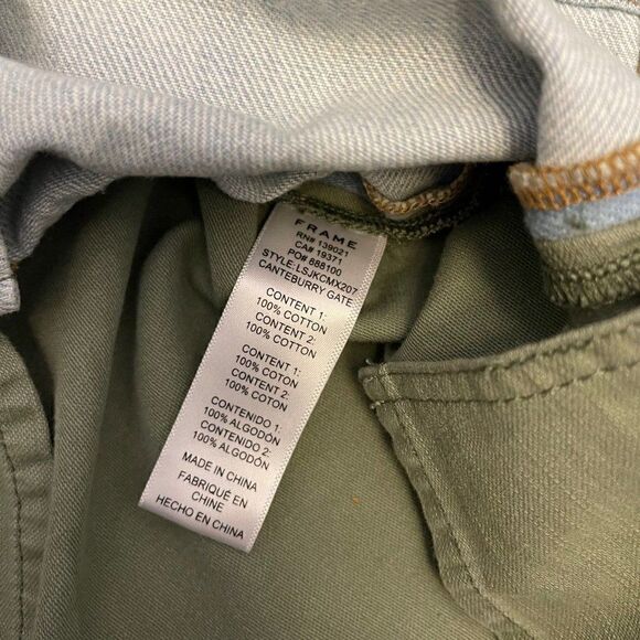 FRAME Cargo Denim Jacket $345 - Picture 6 of 12